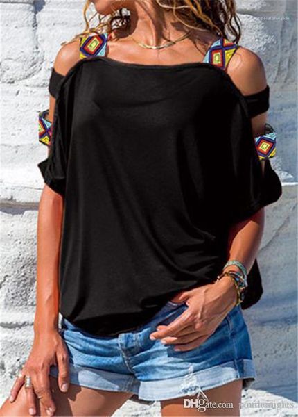 summer ladies tees dew shoulder hollow out womens tshirts fashion short sleeve loose womens, White
summer ladies tees dew shoulder hollow out womens tshirts fashion short sleeve loose womens, White