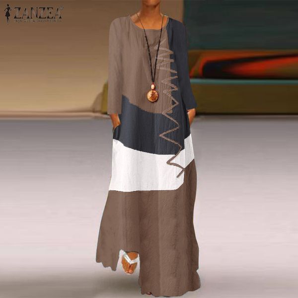 2020 zanzea women vintage cotton linen sundress casual long sleeve color pacthwork dress autumn maxi long vestido robe kaftan, Black;gray
2020 zanzea women vintage cotton linen sundress casual long sleeve color pacthwork dress autumn maxi long vestido robe kaftan, Black;gray