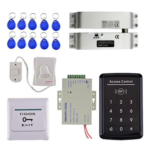 door access control system controller touch button rfid reader keypad + electric strike lock
door access control system controller touch button rfid reader keypad + electric strike lock