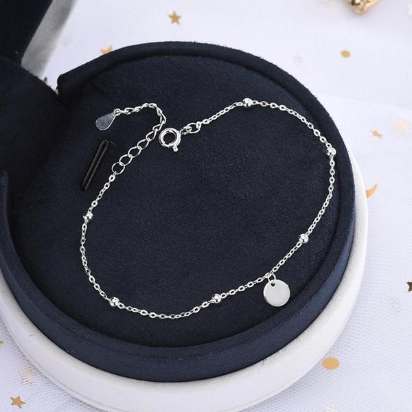 link, chain 2021 trendy design women round charm silver plated adjustable bracelet bangle jewelry decor accessory gift for, Black
link, chain 2021 trendy design women round charm silver plated adjustable bracelet bangle jewelry decor accessory gift for, Black
