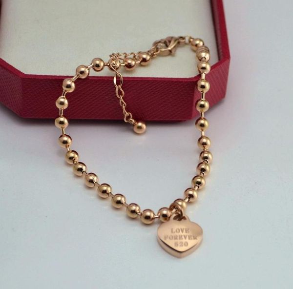 beaded, strands love-heart charms bracelet titanium steel rose gold jewelry drop, Black
beaded, strands love-heart charms bracelet titanium steel rose gold jewelry drop, Black