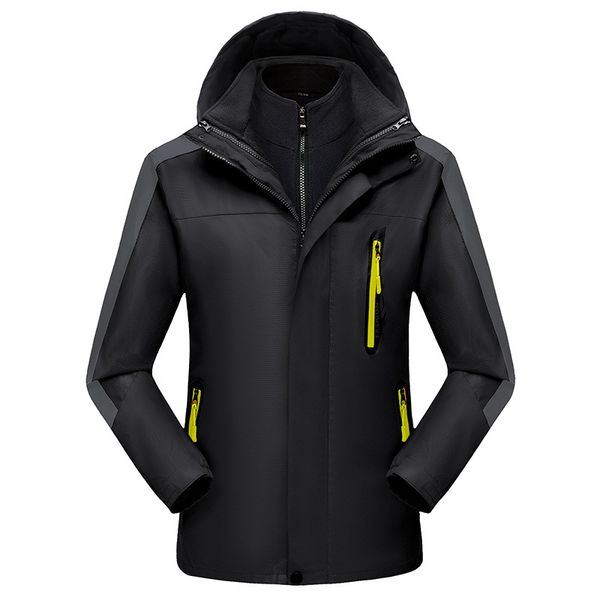 raincoat jacket men and women three-in-one-piece windproof waterproof and breathable yellow zipper outdoor ski suit, Blue;black
raincoat jacket men and women three-in-one-piece windproof waterproof and breathable yellow zipper outdoor ski suit, Blue;black