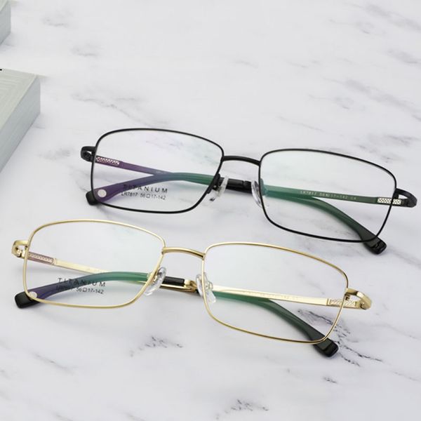pure titanium ultralight frame glasses men business style nearsighted spectacles with spring hinges new arrival, Black
pure titanium ultralight frame glasses men business style nearsighted spectacles with spring hinges new arrival, Black