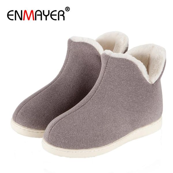boots enmayer home snow flock slip-on round toe womens shoes winter flat with solid plush shallow ankle, Black
boots enmayer home snow flock slip-on round toe womens shoes winter flat with solid plush shallow ankle, Black