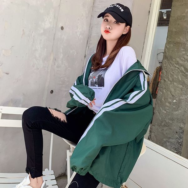 harajuku style 2020 new summer plus size sun protection clothing blue jacket women student all-match solid loose female jacket, Black;brown
harajuku style 2020 new summer plus size sun protection clothing blue jacket women student all-match solid loose female jacket, Black;brown