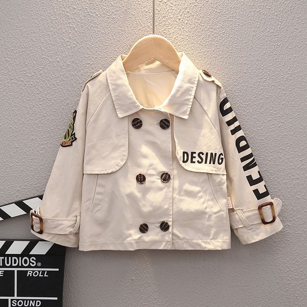 2020 autumn childrenswear korean-style boy's double breasted coat spring and autumn baby jacket children's jacket a generation o, Blue;gray
2020 autumn childrenswear korean-style boy's double breasted coat spring and autumn baby jacket children's jacket a generation o, Blue;gray