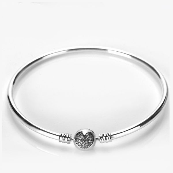 heart shaped cz diamond clasp bangle bracelet sets original box for pandora 925 sterling silver charm bracelets women wedding jewelry, Black
heart shaped cz diamond clasp bangle bracelet sets original box for pandora 925 sterling silver charm bracelets women wedding jewelry, Black