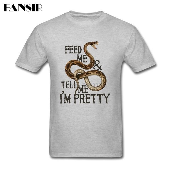 xs-3xl feed me and tell me i'm pretty snake plain tee shirt male short sleeve o neck men tshirts guys clothes
xs-3xl feed me and tell me i'm pretty snake plain tee shirt male short sleeve o neck men tshirts guys clothes