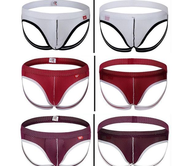 fine net wj men's double thong, mesh breathable rear empty low waist double thong men's pants 5piece/lot, Black;brown
fine net wj men's double thong, mesh breathable rear empty low waist double thong men's pants 5piece/lot, Black;brown