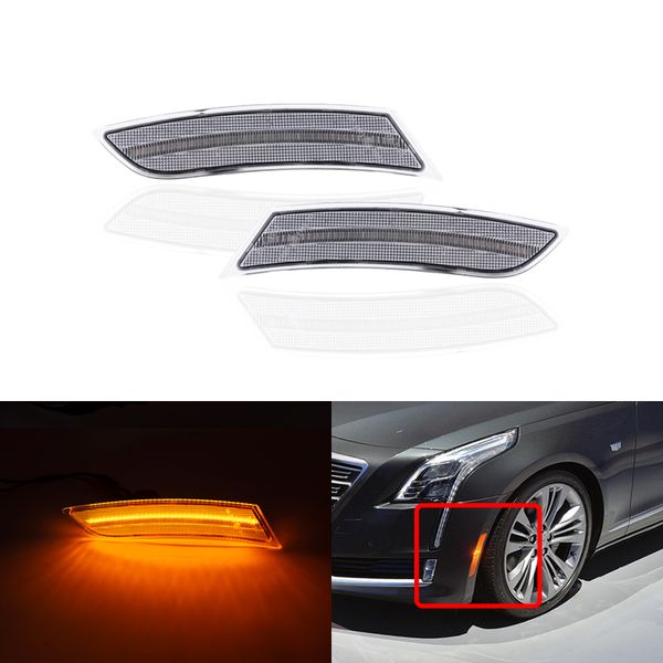 2pcs front amber led side marker lights for xts 2013-2020 auto turn signal lamp clear lens
2pcs front amber led side marker lights for xts 2013-2020 auto turn signal lamp clear lens