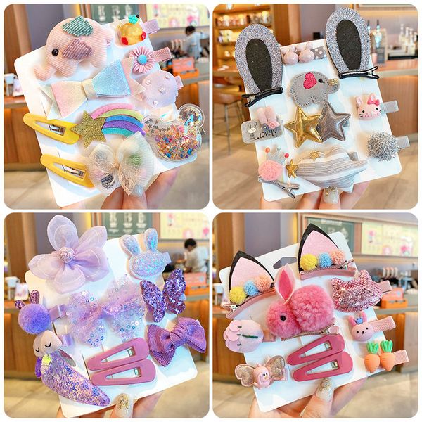2/10 pcs/bag new girls cute sweet cartoon animal ears rainbow flower hair clips children lovely hairpins kids hair accessories, Slivery;white
2/10 pcs/bag new girls cute sweet cartoon animal ears rainbow flower hair clips children lovely hairpins kids hair accessories, Slivery;white