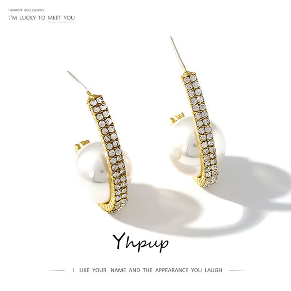 yhpup trendy luxury stud earrings bling rhinestone cz elegant s925 earrings temperament imitation pearls brincos female party, Golden;silver
yhpup trendy luxury stud earrings bling rhinestone cz elegant s925 earrings temperament imitation pearls brincos female party, Golden;silver