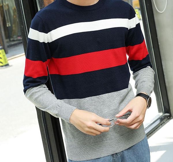 autumn men s pullover wool sweater 2019 new casual plus size patchwork knitted men s sweater cotton slim men wool003, White;black
autumn men s pullover wool sweater 2019 new casual plus size patchwork knitted men s sweater cotton slim men wool003, White;black