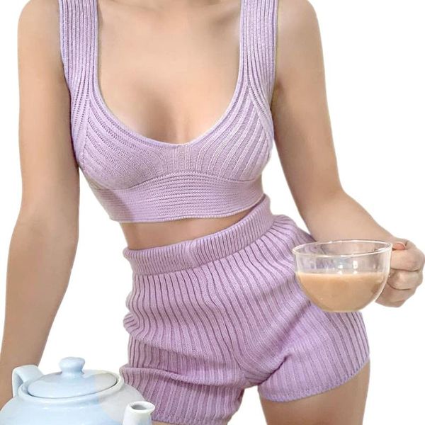 сладкий sexy трикотажное 2 piece set tracksuit homewear вскользь обмундирования женщин v шеи crop top vest tops + высокая талия тощий шорты, Black;blue
сладкий sexy трикотажное 2 piece set tracksuit homewear вскользь обмундирования женщин v шеи crop top vest tops + высокая талия тощий шорты, Black;blue