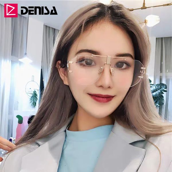 denisa cool men sunglasses 2020 new trendy gray blue rimless sun glasses women uv400 shades gafas de sol g23010, White;black
denisa cool men sunglasses 2020 new trendy gray blue rimless sun glasses women uv400 shades gafas de sol g23010, White;black