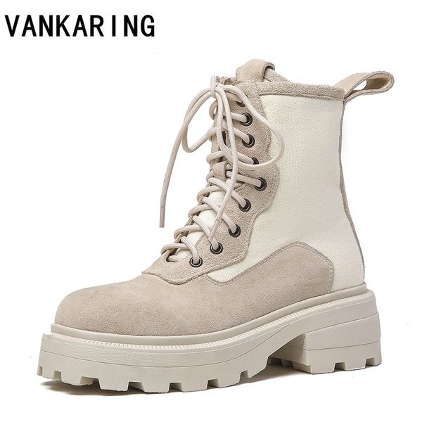 2020 fashion cool motorcycle boots women genuine suede leather shoes lace up mid thick heels platform ankle boots woman, Black
2020 fashion cool motorcycle boots women genuine suede leather shoes lace up mid thick heels platform ankle boots woman, Black