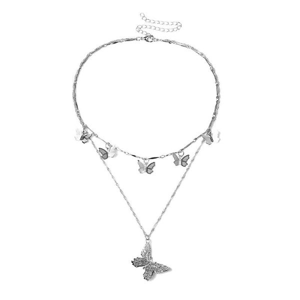 pendant necklaces design vintage metallic metal butterfly large chain necklace women's creative jewelry accessory gift delicate, Silver
pendant necklaces design vintage metallic metal butterfly large chain necklace women's creative jewelry accessory gift delicate, Silver
