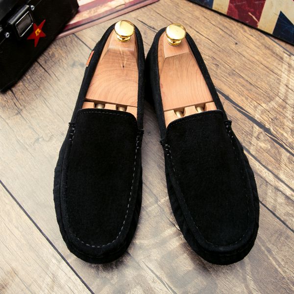 fashion men's shoes spring 2020 new suede casual trend comfortable flat loafers driving shoes simple lightweight, Black
fashion men's shoes spring 2020 new suede casual trend comfortable flat loafers driving shoes simple lightweight, Black