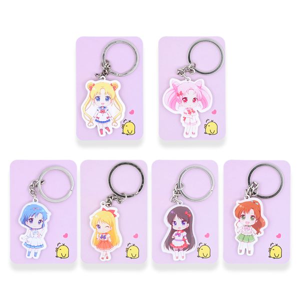 6 styles sailor moon keychain keyrings fashion jewelry key chain custom made game key ring pss217-222, Silver
6 styles sailor moon keychain keyrings fashion jewelry key chain custom made game key ring pss217-222, Silver
