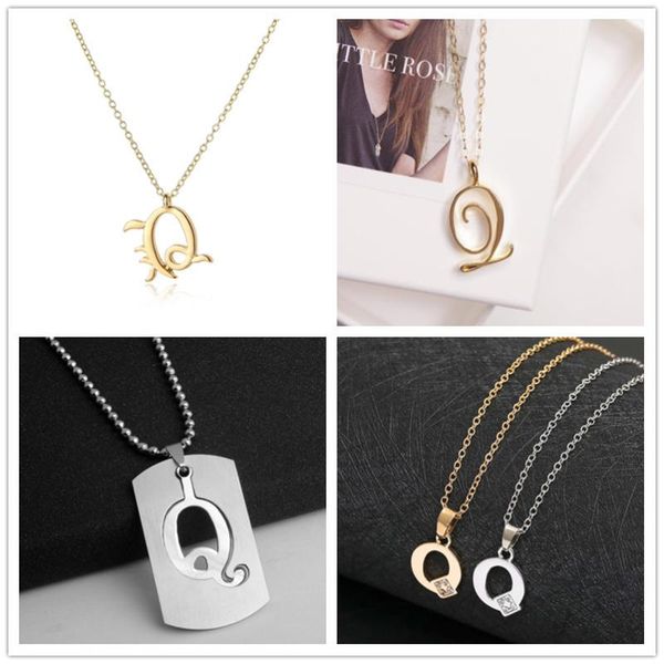 1pcs lucky mom gift letter q family name initial alphabet pendant necklace stainless steel alloy 26 english word sign jewelry, Silver
1pcs lucky mom gift letter q family name initial alphabet pendant necklace stainless steel alloy 26 english word sign jewelry, Silver