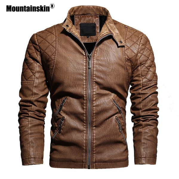 mountainskin 2020 new leather jacket men winter fleece casual motorcycle jackets autumn male pu coat mens brand clothing sa826, Black
mountainskin 2020 new leather jacket men winter fleece casual motorcycle jackets autumn male pu coat mens brand clothing sa826, Black