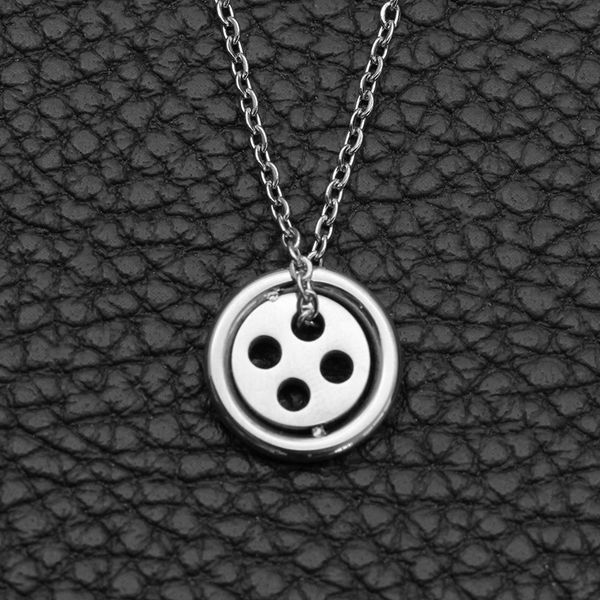 mens necklace button pendant round stainless steel simple necklaces hip hop punk chain necklaces jewelry on the neck wholesale, Silver
mens necklace button pendant round stainless steel simple necklaces hip hop punk chain necklaces jewelry on the neck wholesale, Silver