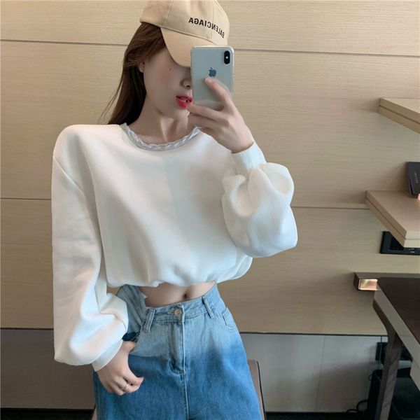 round neck metal chain long sleeve 2020 autumn pullover pulloversweater pullover new korean style all-match solid color waist-closed navel s, Black
round neck metal chain long sleeve 2020 autumn pullover pulloversweater pullover new korean style all-match solid color waist-closed navel s, Black