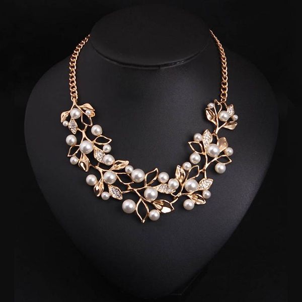 match-right simulated pearl necklaces & pendants leaves statement necklace women collares ethnic jewelry for personalized gifts, Silver
match-right simulated pearl necklaces & pendants leaves statement necklace women collares ethnic jewelry for personalized gifts, Silver