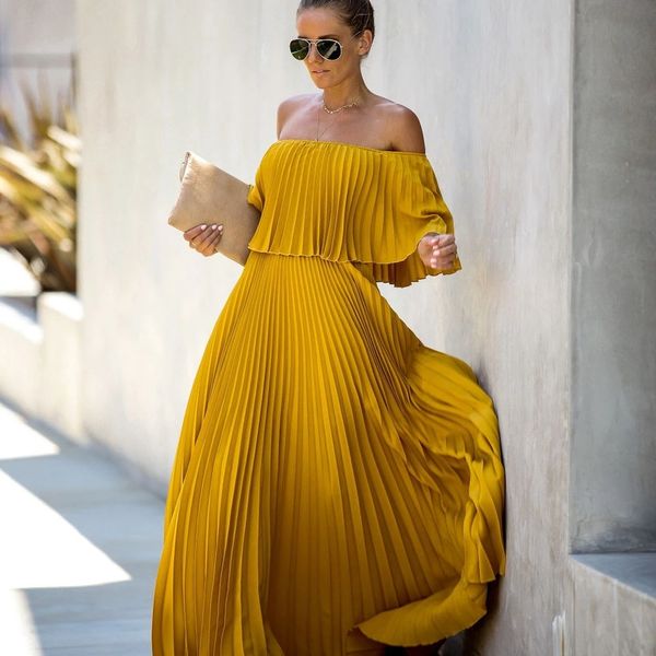 2020 spring and summer new women's sexyshoulder crimped chiffon summer new pants nv shi ku jumpsuit ydsvs, Black;gray
2020 spring and summer new women's sexyshoulder crimped chiffon summer new pants nv shi ku jumpsuit ydsvs, Black;gray