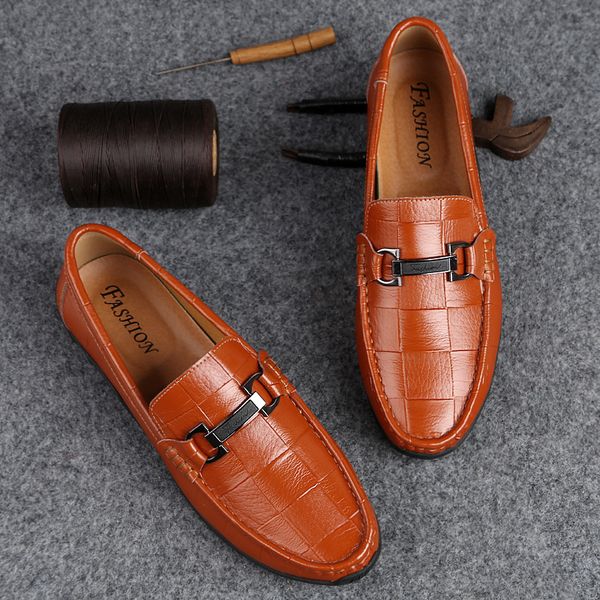 new genuine shoes driving men casual lightweight soft moccasins footwear flats men 2020 shoes leather loafers slip-on baart, Black
new genuine shoes driving men casual lightweight soft moccasins footwear flats men 2020 shoes leather loafers slip-on baart, Black