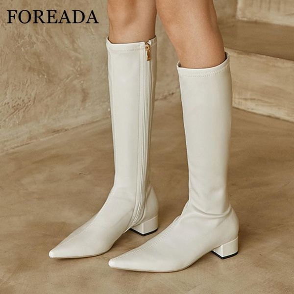 foreada остроконечные toe колено высокие сапоги med пятки женщина boots коренастый пятки long zip женская обувь осень зима бежевый 34-39, Black
foreada остроконечные toe колено высокие сапоги med пятки женщина boots коренастый пятки long zip женская обувь осень зима бежевый 34-39, Black