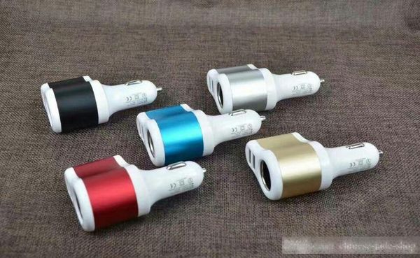 3 in 1 dual usb car charger with cigarette lighter interface 5v 2.1a real for smart phone pad 100pcs/lot
3 in 1 dual usb car charger with cigarette lighter interface 5v 2.1a real for smart phone pad 100pcs/lot