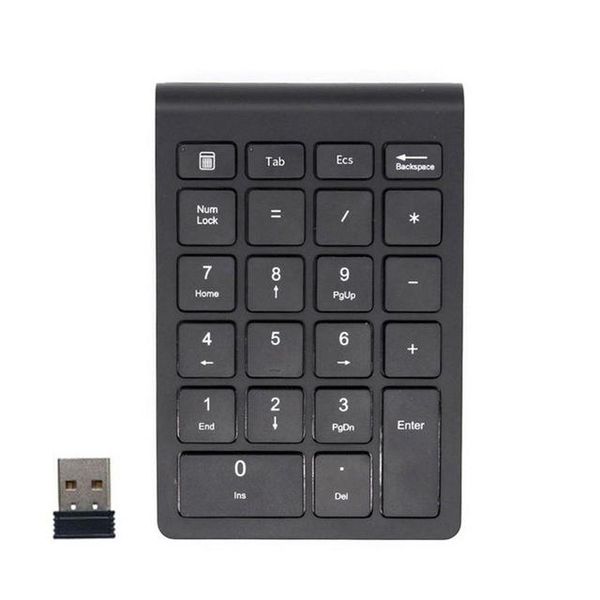 keyboards black keyboard 22 keys mini numpad bluetooth numeric keypad support windows ios android system brand new