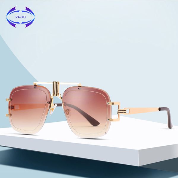 sunglasses vcka rimless one piece square for women oversize flat sun glasses men vintage white silver mirror shades eyewear, White;black
sunglasses vcka rimless one piece square for women oversize flat sun glasses men vintage white silver mirror shades eyewear, White;black