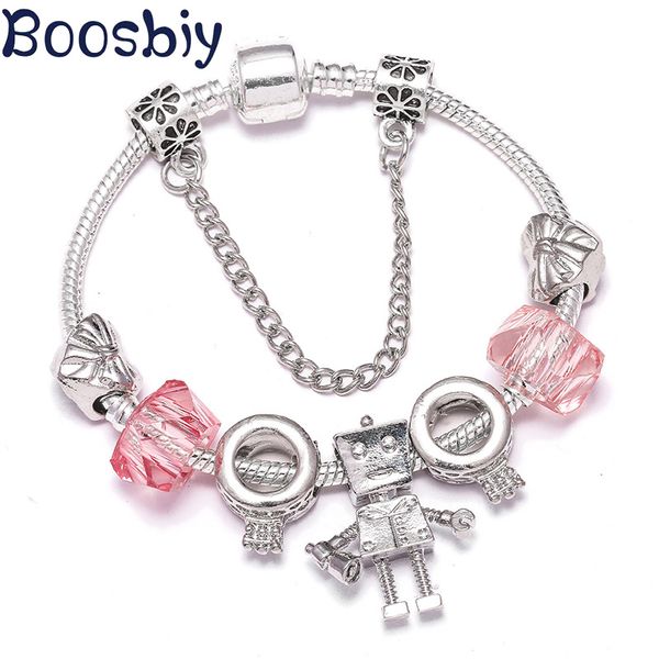 charm bracelets boosbiy fashion simple european brand silver plated with little bella beads for women wedding jewelry gift, Golden;silver
charm bracelets boosbiy fashion simple european brand silver plated with little bella beads for women wedding jewelry gift, Golden;silver