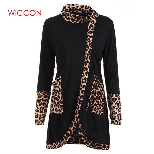 women's jackets fashion women casual leopard printed cowl neck long sleeve patchwork shirt blouse winter sudaderas mujer, Black;brown
women's jackets fashion women casual leopard printed cowl neck long sleeve patchwork shirt blouse winter sudaderas mujer, Black;brown