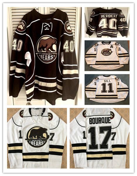 2020 2015-16 hershey bears 40 caleb herbert chris bourque 11 zach sill hockey jersey embroidery stitched any number and name jerseys, Black
2020 2015-16 hershey bears 40 caleb herbert chris bourque 11 zach sill hockey jersey embroidery stitched any number and name jerseys, Black