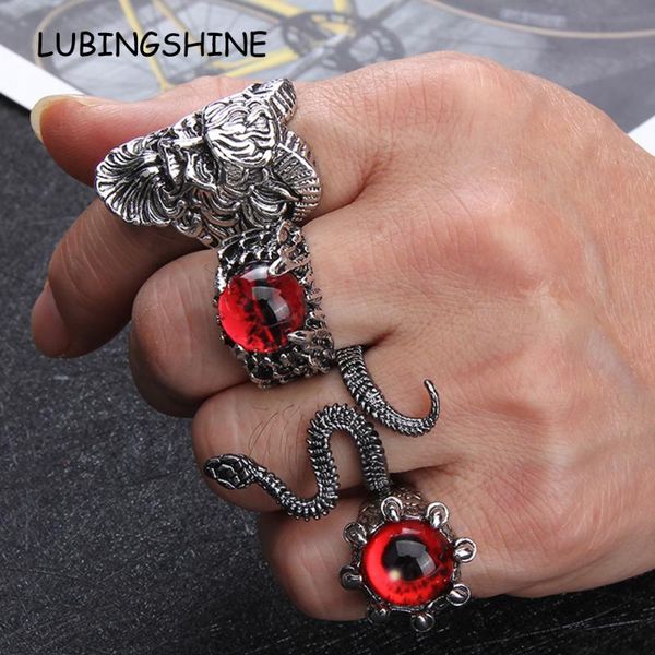 cluster rings vintage midi finger snake for women men evil eye silver color punk open adjustable knuckle ring party jewelry gift, Golden;silver
cluster rings vintage midi finger snake for women men evil eye silver color punk open adjustable knuckle ring party jewelry gift, Golden;silver