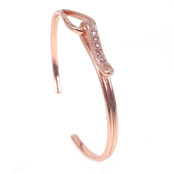 2020 new brand me rose gold color7 cuff bangles simple jewelry fashion costume accessories open bangle with micro pave white cz, Black
2020 new brand me rose gold color7 cuff bangles simple jewelry fashion costume accessories open bangle with micro pave white cz, Black