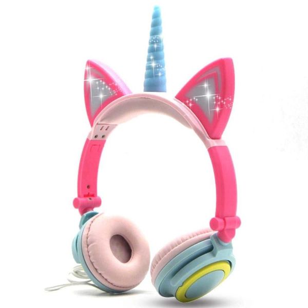 wired foldable flashing unicorns kids headphones with led light earphone for mobile phone pc computer boys girls gaming headset
wired foldable flashing unicorns kids headphones with led light earphone for mobile phone pc computer boys girls gaming headset