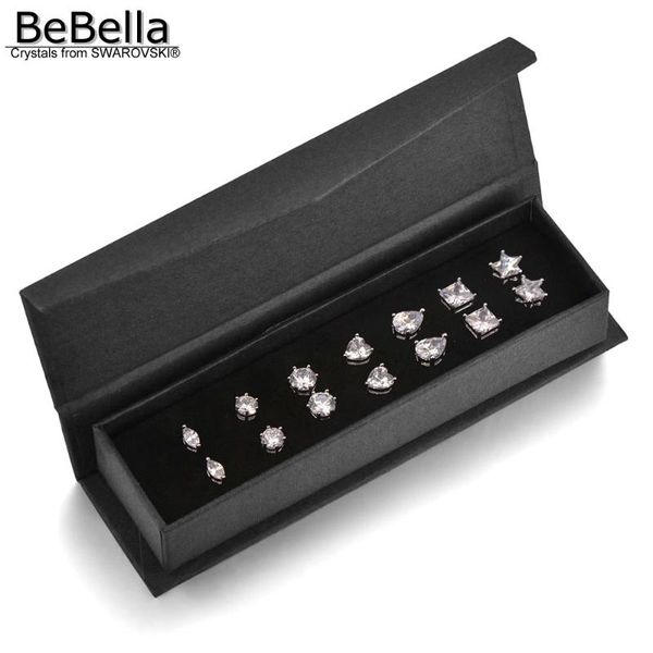 bebella claw prong setting weekly cubic zirconia stud earrings set with box in different shapes for women girl fashion gift, Golden;silver
bebella claw prong setting weekly cubic zirconia stud earrings set with box in different shapes for women girl fashion gift, Golden;silver