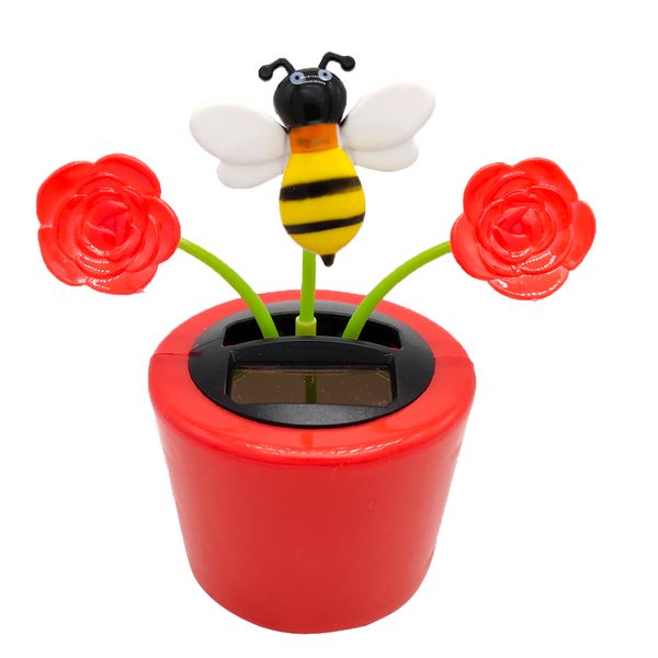 solar powered flower insect shaking doll toy home decor car ornament flowerpot rose and honeybee
solar powered flower insect shaking doll toy home decor car ornament flowerpot rose and honeybee