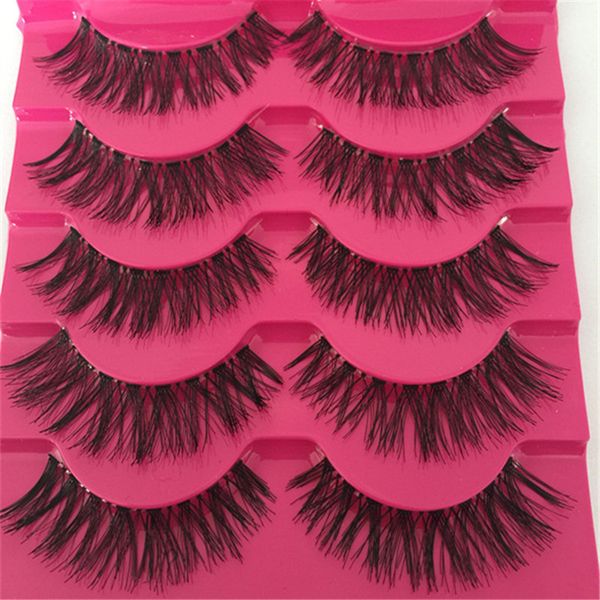 5 pairs thick full false eyelashes natural long eyelashes set handmade fake lashes eye extension tool makeup eyelash
5 pairs thick full false eyelashes natural long eyelashes set handmade fake lashes eye extension tool makeup eyelash