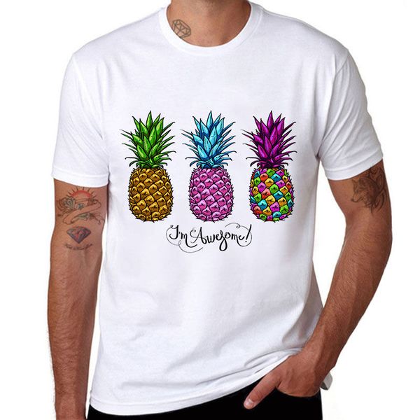 2019 men's fashion color t shirt logo pineapple o-neck short sleeve cotton comfortable funny soft tee shirt
2019 men's fashion color t shirt logo pineapple o-neck short sleeve cotton comfortable funny soft tee shirt