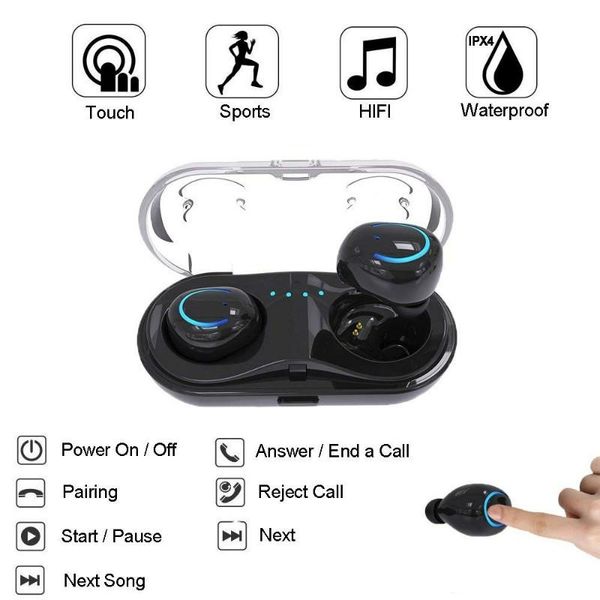 tws q18 wireless bluetooth headphones headset tws hifi stereo bass earphones in-ear earbuds v4.2 edr with charging case for iphone 8 x
tws q18 wireless bluetooth headphones headset tws hifi stereo bass earphones in-ear earbuds v4.2 edr with charging case for iphone 8 x