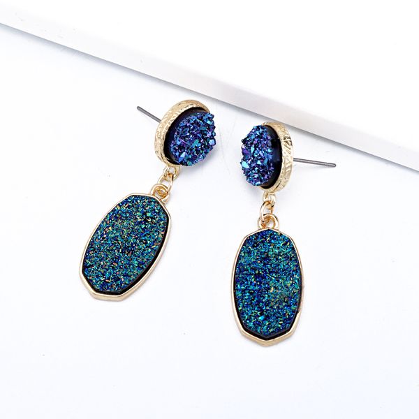 hexagon colorful druzy drusy earrings mini resin fashion designer jewelry, Golden;silver
hexagon colorful druzy drusy earrings mini resin fashion designer jewelry, Golden;silver