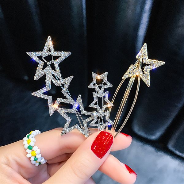 korea hollow star hair clips for women crystal rhinestones pentagram hairpin women bridal hair accessories hairgrip party gifts, Golden;silver
korea hollow star hair clips for women crystal rhinestones pentagram hairpin women bridal hair accessories hairgrip party gifts, Golden;silver