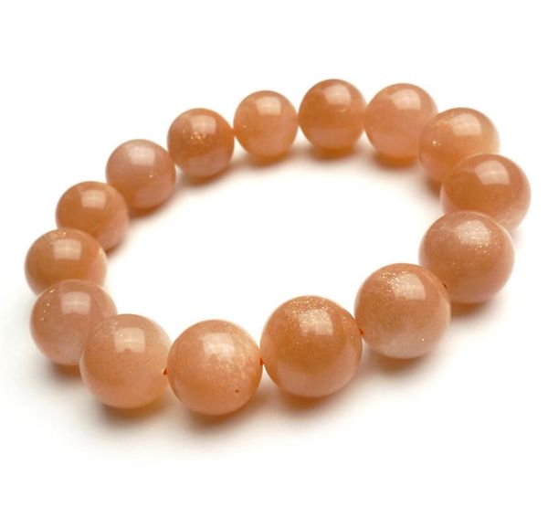 newly orange natural sunstone bracelets for women men stretch healing stone crystal round bead bracelet 13mm, Black
newly orange natural sunstone bracelets for women men stretch healing stone crystal round bead bracelet 13mm, Black