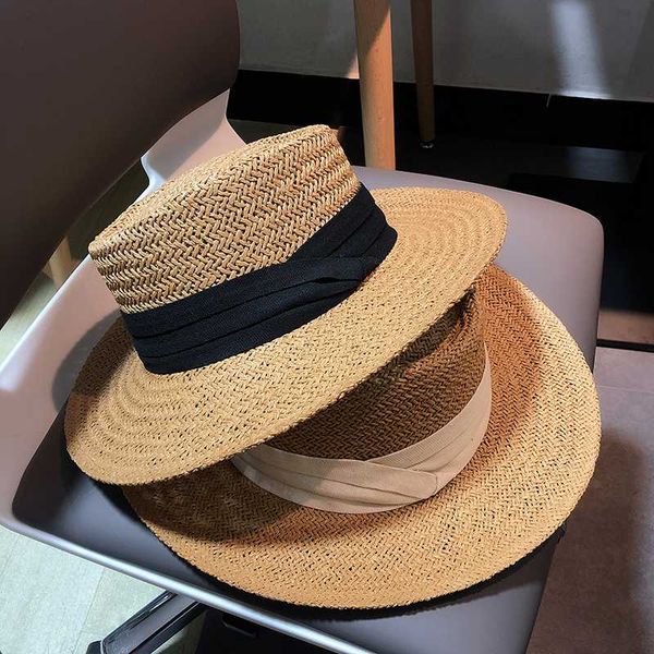 new summer sun hats women fashion girl straw hat ribbon bow beach hat casual straw flat panama bone feminino, Blue;gray
new summer sun hats women fashion girl straw hat ribbon bow beach hat casual straw flat panama bone feminino, Blue;gray