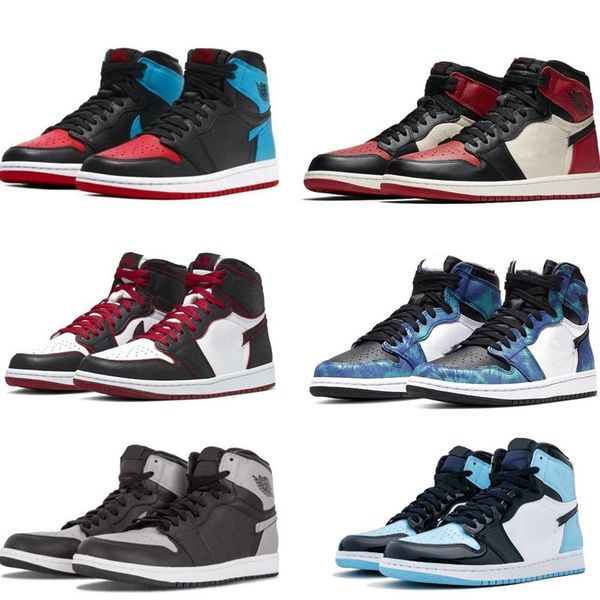 new 1 alta og men ms basquete shoes jumpman 1s real toe galaxy chameleon unc chicago banido toe bred homens esporte sapatilha 36-46
new 1 alta og men ms basquete shoes jumpman 1s real toe galaxy chameleon unc chicago banido toe bred homens esporte sapatilha 36-46